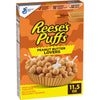 REESES PUFFS Peanut Butter Lovers Breakfast Cereal, Made with Whole Grain and Real REESES Peanut Butter, 11.5 oz