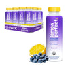 Lemon Perfect Blueberry, Hydrating Flavored Lemon Water, Zero Sugar, Delicious and Refreshing, Organic, 15.2 fl oz Bottles (12-P