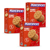 Mavericks Sandwich Crackers Peanut Butter - Plant-Based Peanut Butter Sandwich Snack Crackers, Whole Grain, Non-GMO - 7 oz Boxes