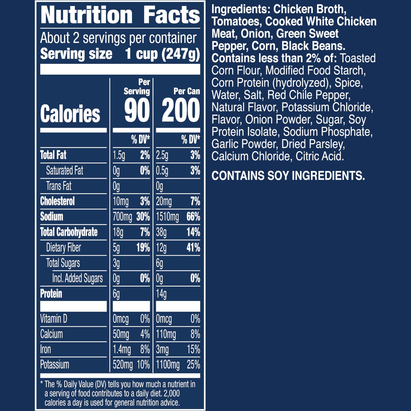 Progresso Spicy Chicken Tortilla Soup, Gluten Free, 18.5 oz Canned Soup