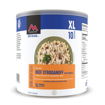 Mountain House Beef Stroganoff With Noodles #10 Can Freeze Dried Survival & Emergency Food 10 Servings