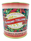 Supremo Italiano Red & Green Pepper Strips #10 Can