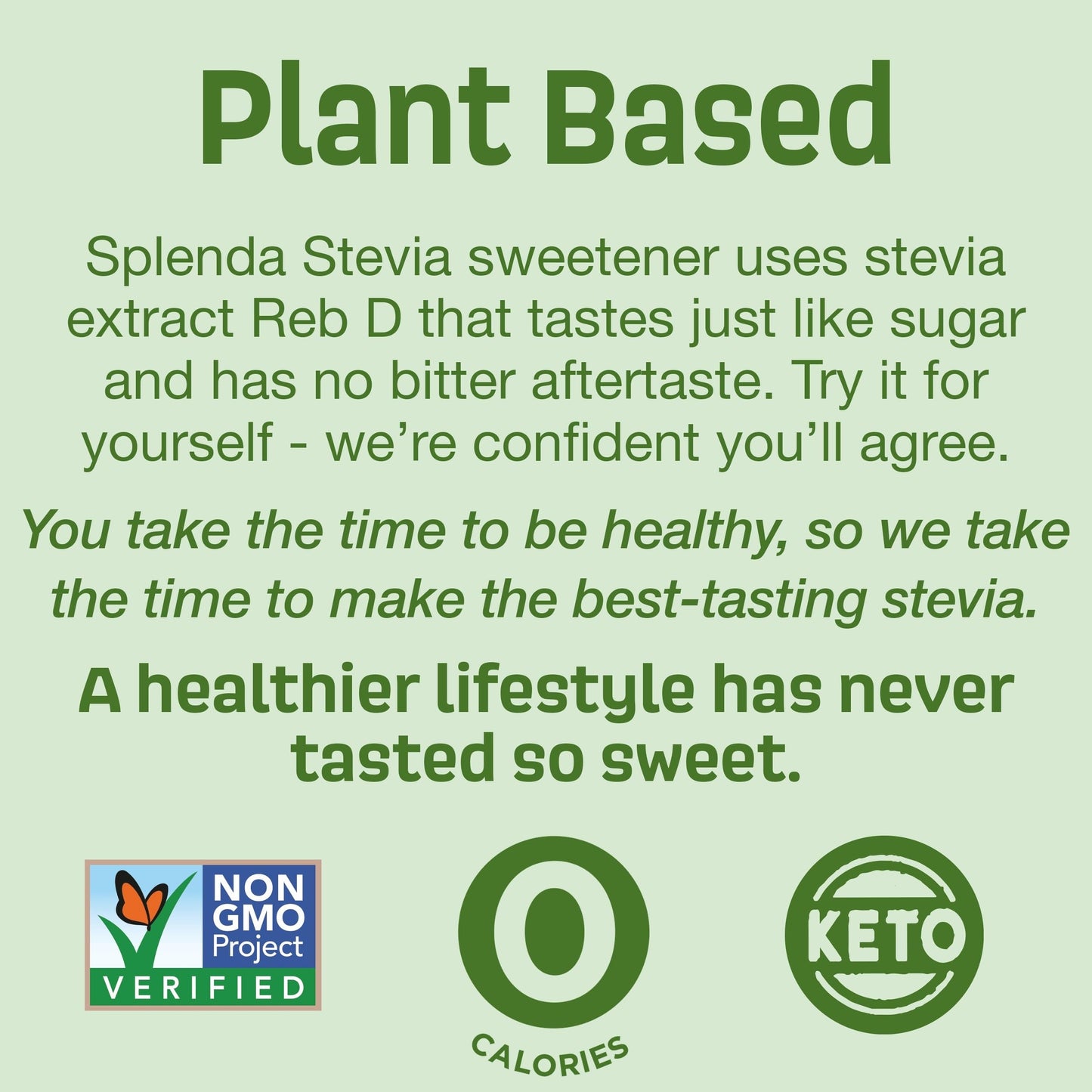 Splenda Stevia Zero Calorie Sweetener, Plant Based Sugar Substitute Granulated Powder, Single Serve Packets, 500 Count (Pack Of
