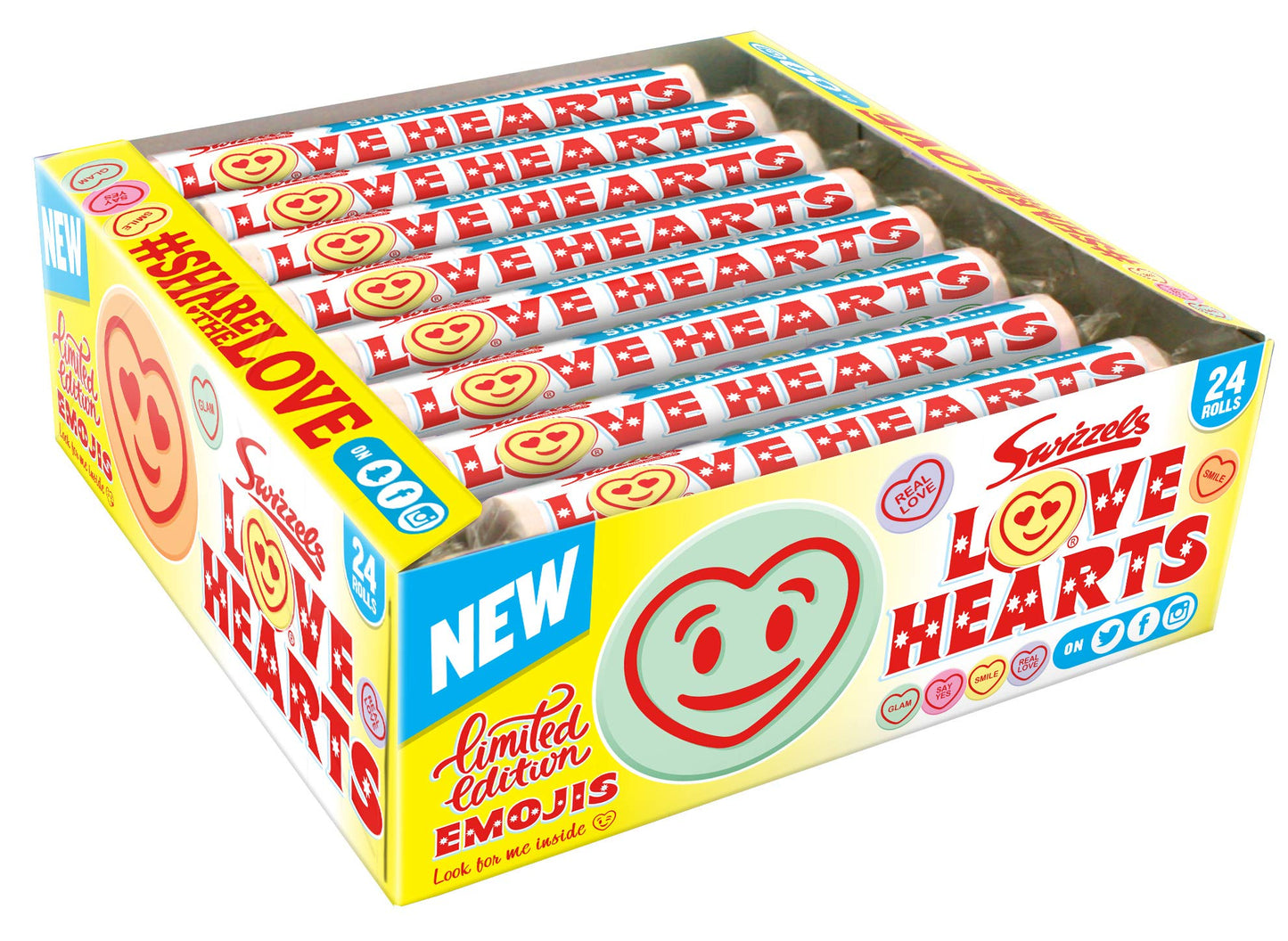 Giant Love Heart Rolls X 24