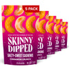 SkinnyDipped Salty + Sweet Cinnamon Crunch Cashew, Healthy Snack, Plant Protein, Gluten Free, 4 oz Resealable Bags, Pack of 5