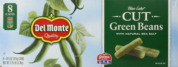 Del Monte Cut Green Beans, 8 Count
