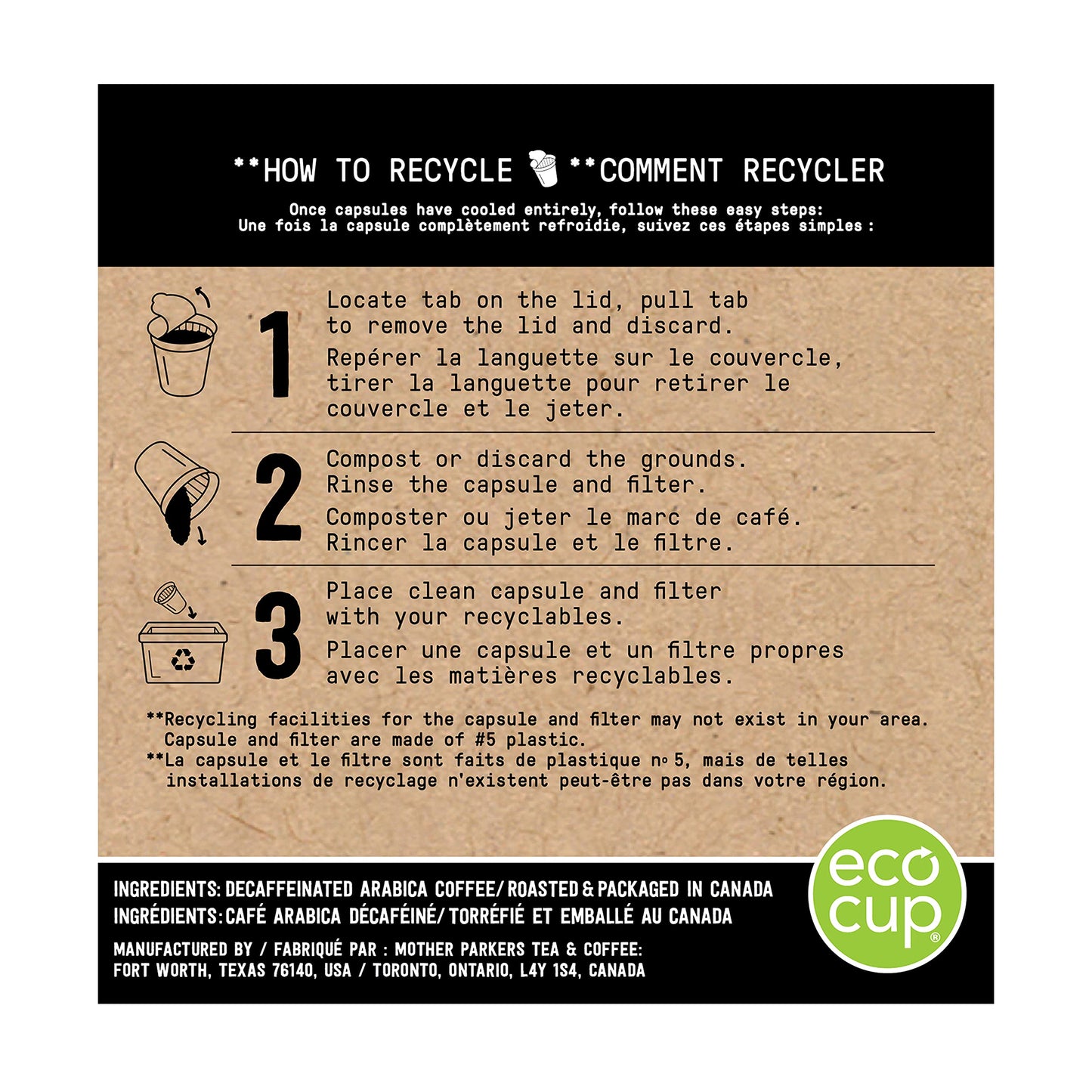 Marley Coffee Simmer Down Decaf, Swiss Water Process, Medium Roast Coffee, Keurig K-Cup Brewer Compatible Pods, 12 Count (Pack O