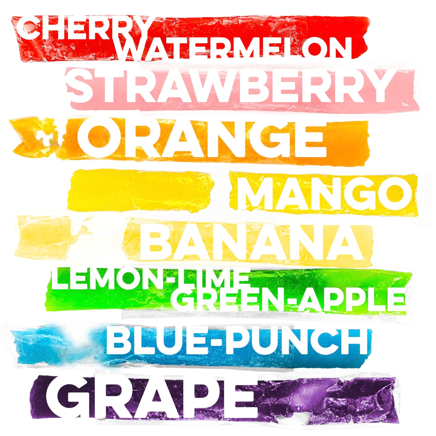 Funpops Frozen Ice Pops, 36-Fruit Flavored Freeze Pops, Frozen Summer Snack For All Ages, Low Calorie