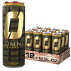 Steel Supplements OMNI Energy Drink Pineapple - Pack of 12, 200mg Caffeine, Sugar-Free, Low Calorie, 12 Oz Cans