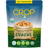 CROP BY POP - Organic Raw Whole Cashews, Unsalted, Shelled, (32 Oz - 2 LB) Packed Fresh in Resealable Bag - USDA Organic, Non GM