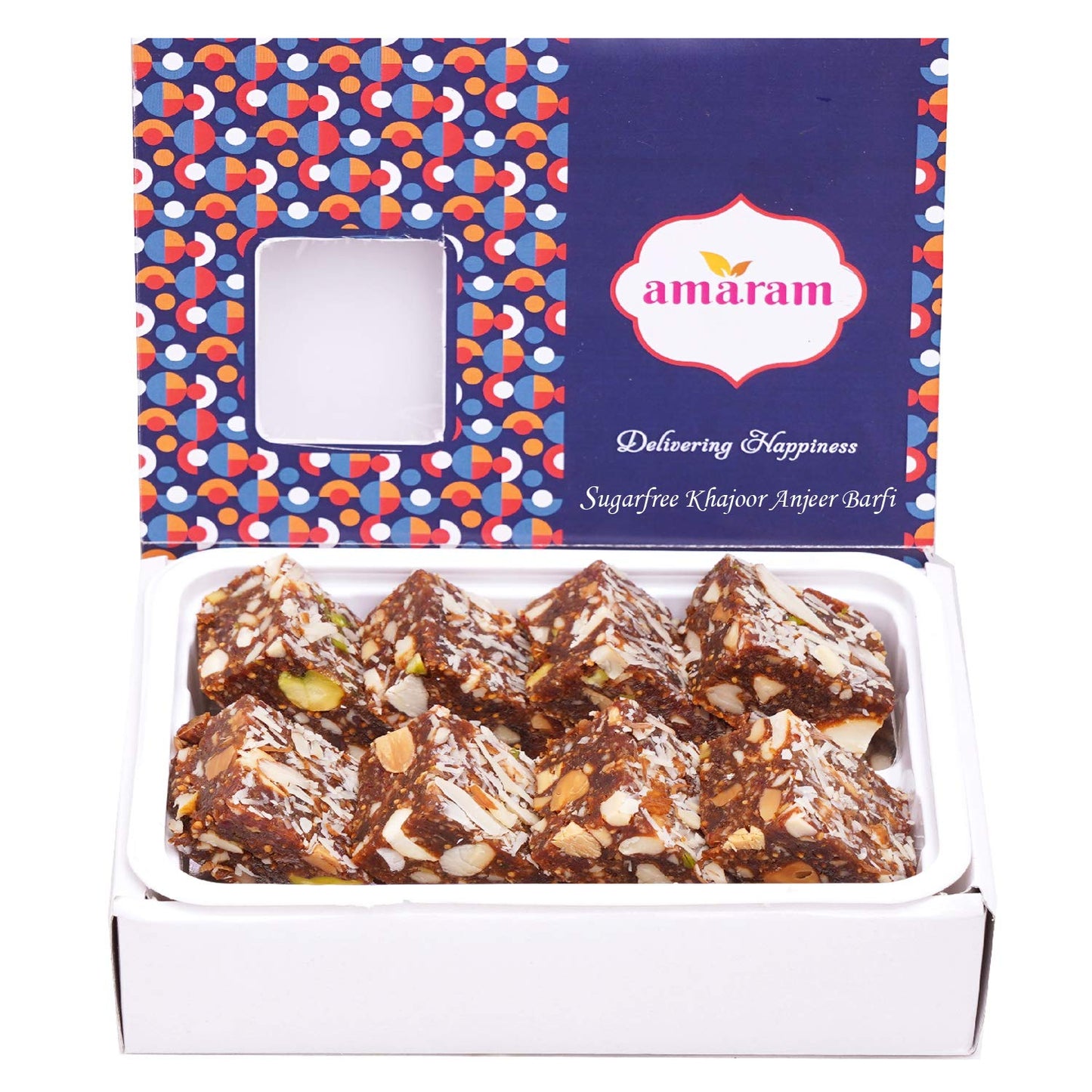 Amaram Sweets Sugarfree Anjeer Khajoor Barfi 200 Gms Gift For Diwaliholirakhivalentinechristmasbirthdayanniversaryherhim