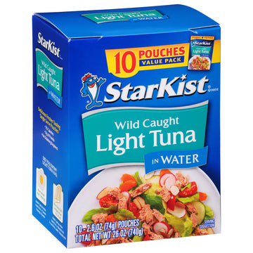 Starkist Chunk Light Tuna In Water, 2.6 Ounce (Pack Of 10)