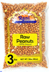Rani Peanuts, Raw Whole With Skin (Uncooked, Unsalted) 48Oz (3Lbs) 1.36Kg Bulk ~ All Natural | Vegan | Gluten Friendly | Fresh Product Of Usa ~ Spanish Grade Groundnut / Red-Skin