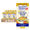 Kitchen Basics Unsalted Chicken Stock, 32 Oz (Pack Of 12) | No Artificial Flavors And Gluten Free |
