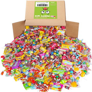 Big Bulk Candy - 8 Pounds - Individually Wrapped Candies - Big Bulk Candies - Piñata Filler Stuffers - Assorted Variety Pack For Offices, Schools, Birthday