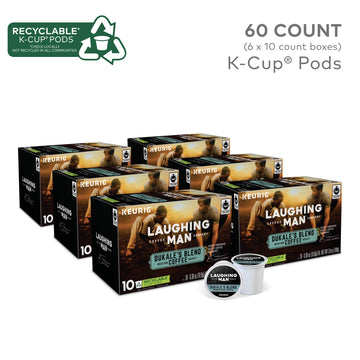 Laughing Man Dukale'S Blend, Single-Serve Keurig K-Cup Pods, Medium Roast Coffee, 60 Count