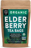 Fgo Organic Elderberry Tea, Eco-Conscious Tea Bags, 100 Count, Packaging May Vary (Pack Of 1)