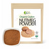 True Organic Ceylon Nutmeg Powder, Premium Grade, Usda & Kosher Certified, Gluten Free, Pure Ceylon Premium Quality, Ground 3.5