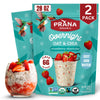 Prana Organic Overnight Chia with Oats Strawberry Shortcake | 28 oz Bags - 2 Pack | Rich in Fiber & Protein, Vegan, Non-GMO | Re