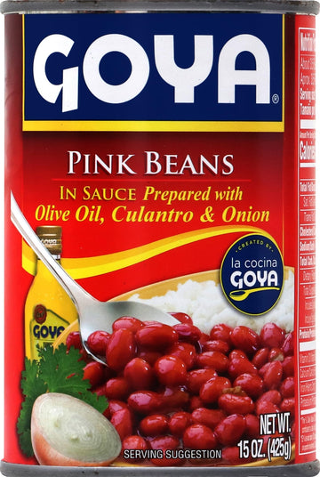 Goya Foods Pink Beans In Sauce, 15-Ounce (Pack Of 2)