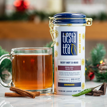 Tiesta Tea - Sexy Hot Christmas Tea | Cocoa Chili Black Tea | Premium Loose Leaf Tea Blend | High Caffeinated Spicy Black Tea |