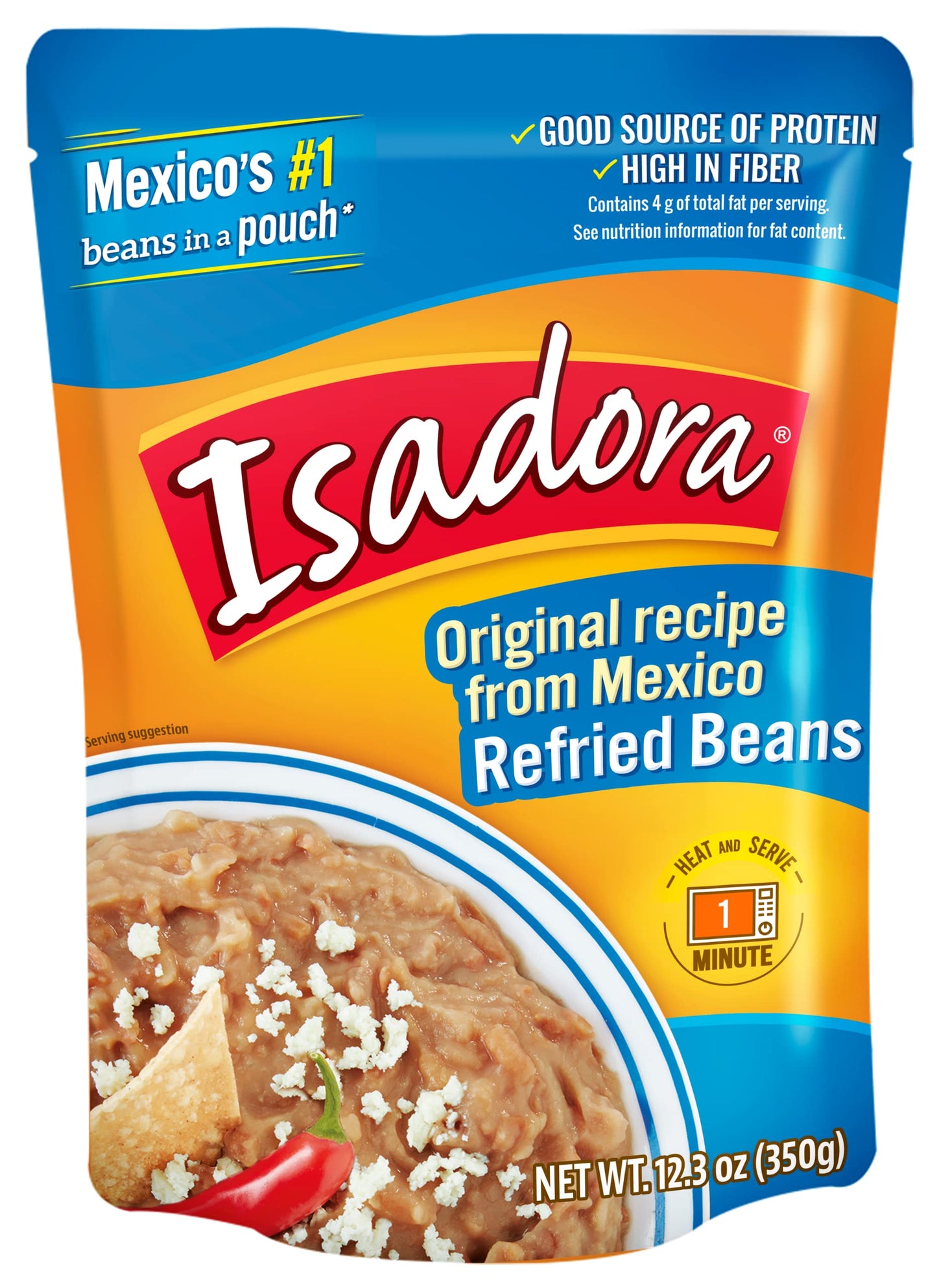 Isadora Original Refried Beans 12.3 oz (Pack of 1)