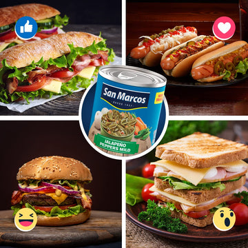 San Marcos Whole Jalapenos, 6 Lb - Handpicked Jalapeno Peppers, 97 oz, Perfect for Cooking and Snacking