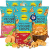 Biena Tasty Thins Veggie Crisps - Low-Calorie Veggie Chips For Adults And Kids - Variety Pack (6X4-Oz Bags) - Hawaiian Bbq, Hima