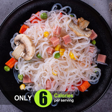 Hethstia Shirataki Konjac Noodle, Konjac Noodles Pasta Spaghetti, Low-Calorie, Low-Carb, Sugar-Free, 56.5 Oz (10 Packs), Low Gi,