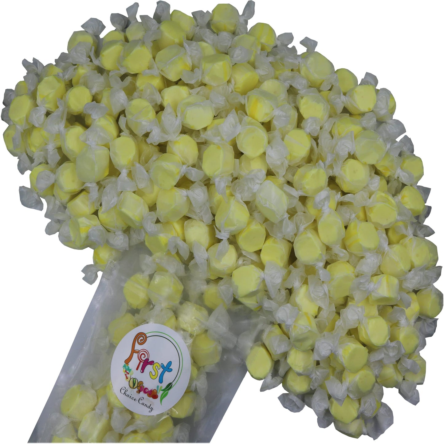 All Flavor Gourmet Saltwater Taffy (Buttered Popcorn, 2 Pound)