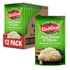 Idahoan Sour Cream & Chives Mashed Potatoes, Naturally Gluten-Free, 100% Real Idaho Potatoes, 4 servings per bag, 4 ounce (Pack