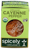 Spicely Organic Cayenne Pepper Powder (0.45 OZ ecoBox)