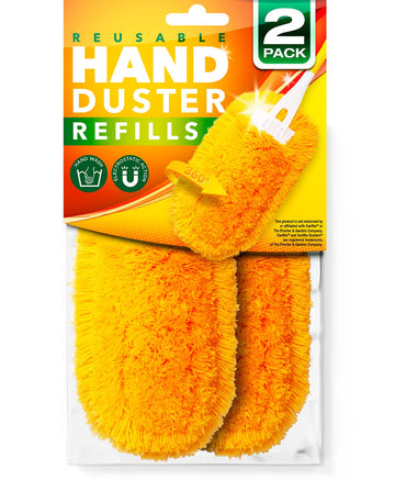 Vanduck Reusable Duster Refills For Swiffer Duster, 360 Heavy Duty Duster Refills, 2-Pack (Handle Is Not Included)