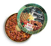Collin Street Bakery Pineapple Pecan Cake in Collectible Gift Tin - 115 Regular Size 7 Cake with Pecans, Pineapple, & Honey