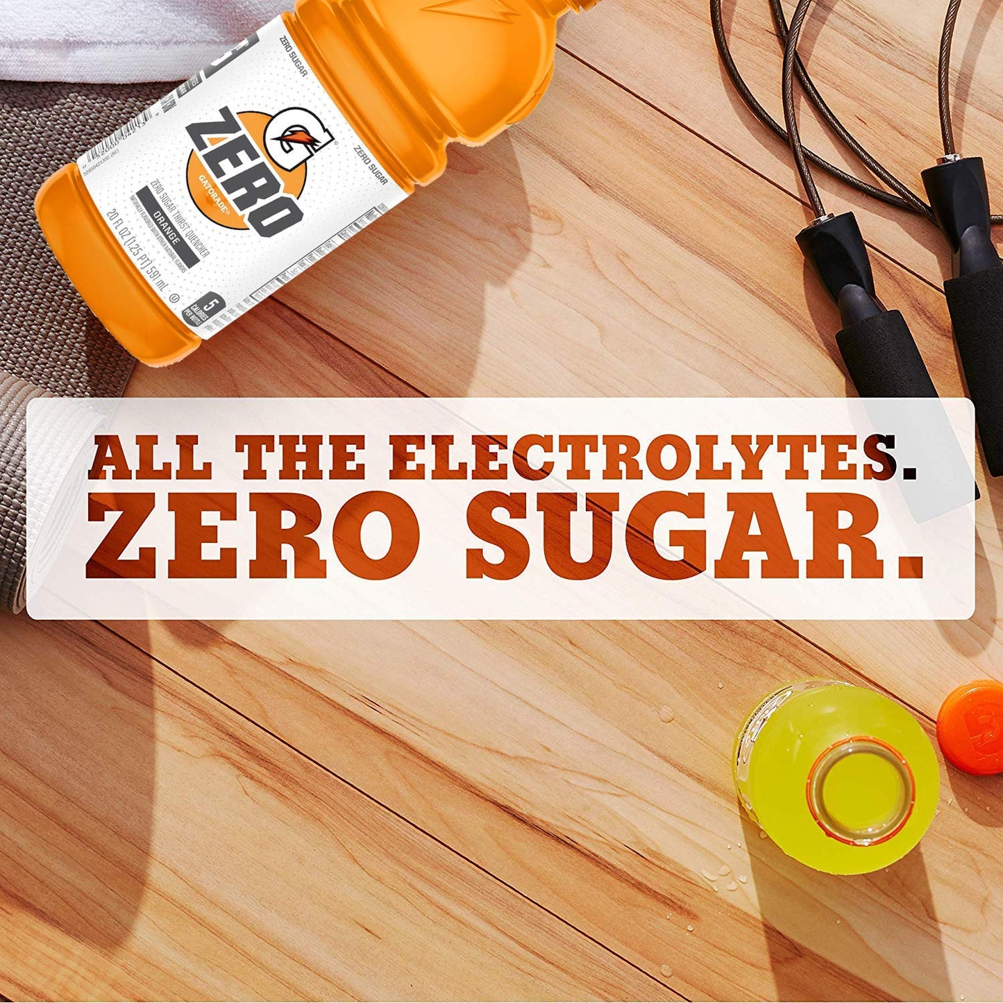 Gatorade G Zero Thirst Quencher, Orange, 12 Ounce (Pack Of 24)