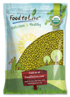 Food To Live Organic Mung Beans, 10 Pounds – Non-Gmo, Whole Dried Beans, Green Gram, Sproutable, Kosher, Sirtfood. Good Source Of Fiber And Protein.