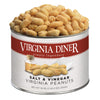 Virginia Diner - Salt and Vinegar Seasoned Extra Large Virgnia Peanuts 18oz in Resealable Can for Snacking or Gifting