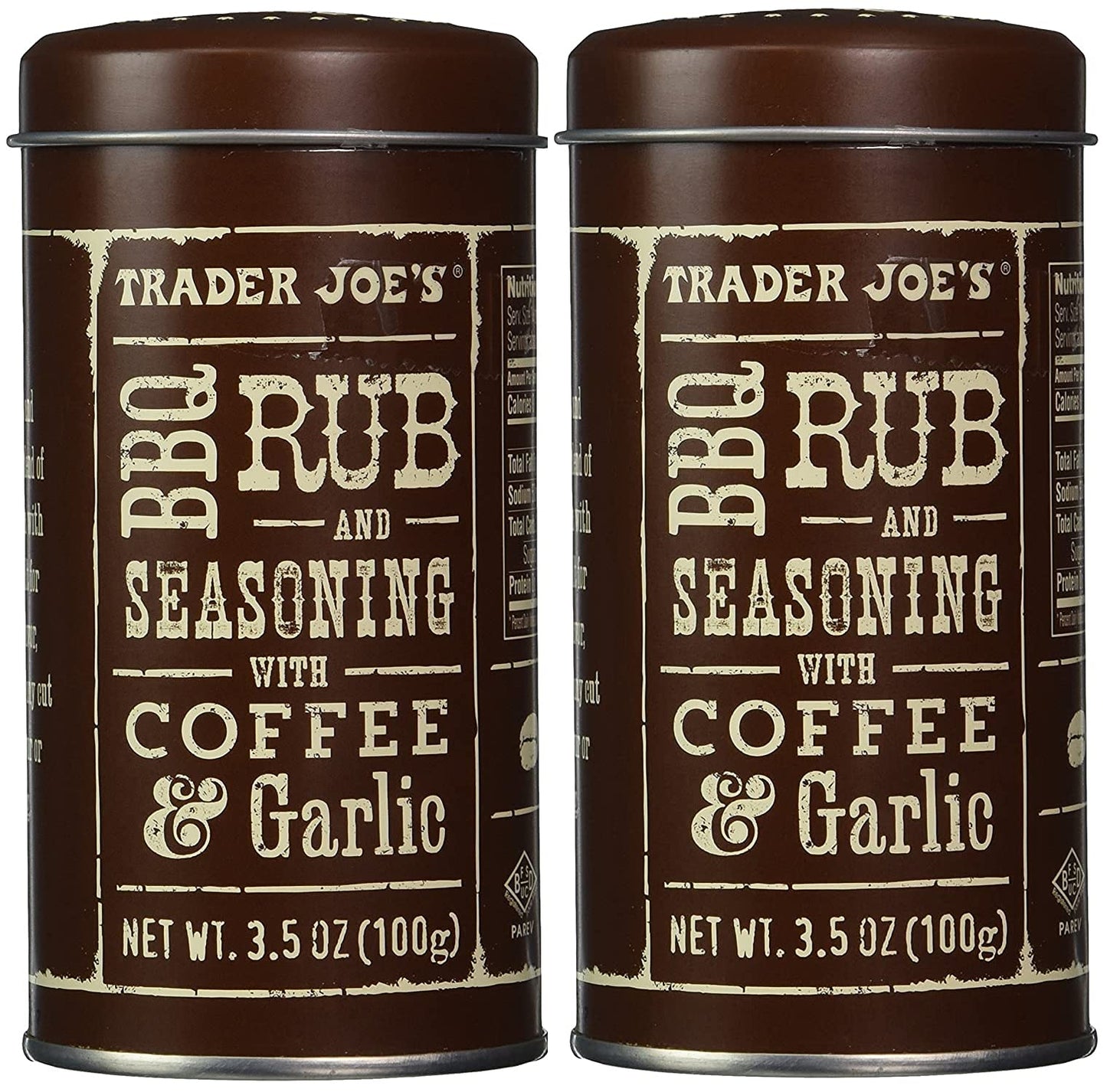 PTLIHU BBQ Rub and Seasoning with Coffee & Garlic(Two-Pack)