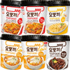 Yopokki Instant Tteokbokki Assorted Cup (Spicy 2, Cheese 2, Onion 1, Jjajang 1, Set Of 6) - Korean Street Food With Sweet And Mo