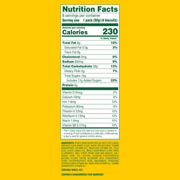 belVita Breakfast Bars Biscuits, Blueberry, 8 Packs (4 Biscuits Per Pack)