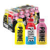 PRIME HYDRATION Variety - ICE POP Strawberry Banana Lemonade Sports Drinks Electrolyte Enhanced for Ultimate Hydration 250mg BCAAs B Vitamins Antioxidants Low Sugar 12 Fl Oz 15 Pack