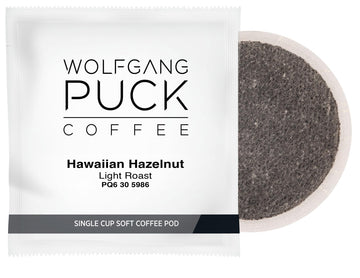 Wolfgang Puck Coffee Soft Pods, Hawaiian Hazelnut, 18 Count (Pack Of 1)