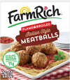 Farm Rich Italian Style Meatballs, Made with Beef, Pork and Authentic Bread Crumb Recipe, Fully Cooked, Frozen, 26 oz