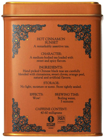 Harney & Sons Hot Cinnamon Sunset, 20 Count (Pack Of 4)