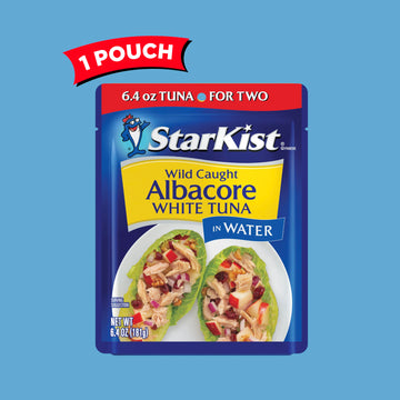 StarKist Wild Caught Albacore White Tuna In Water, 6.4 Oz Pouch