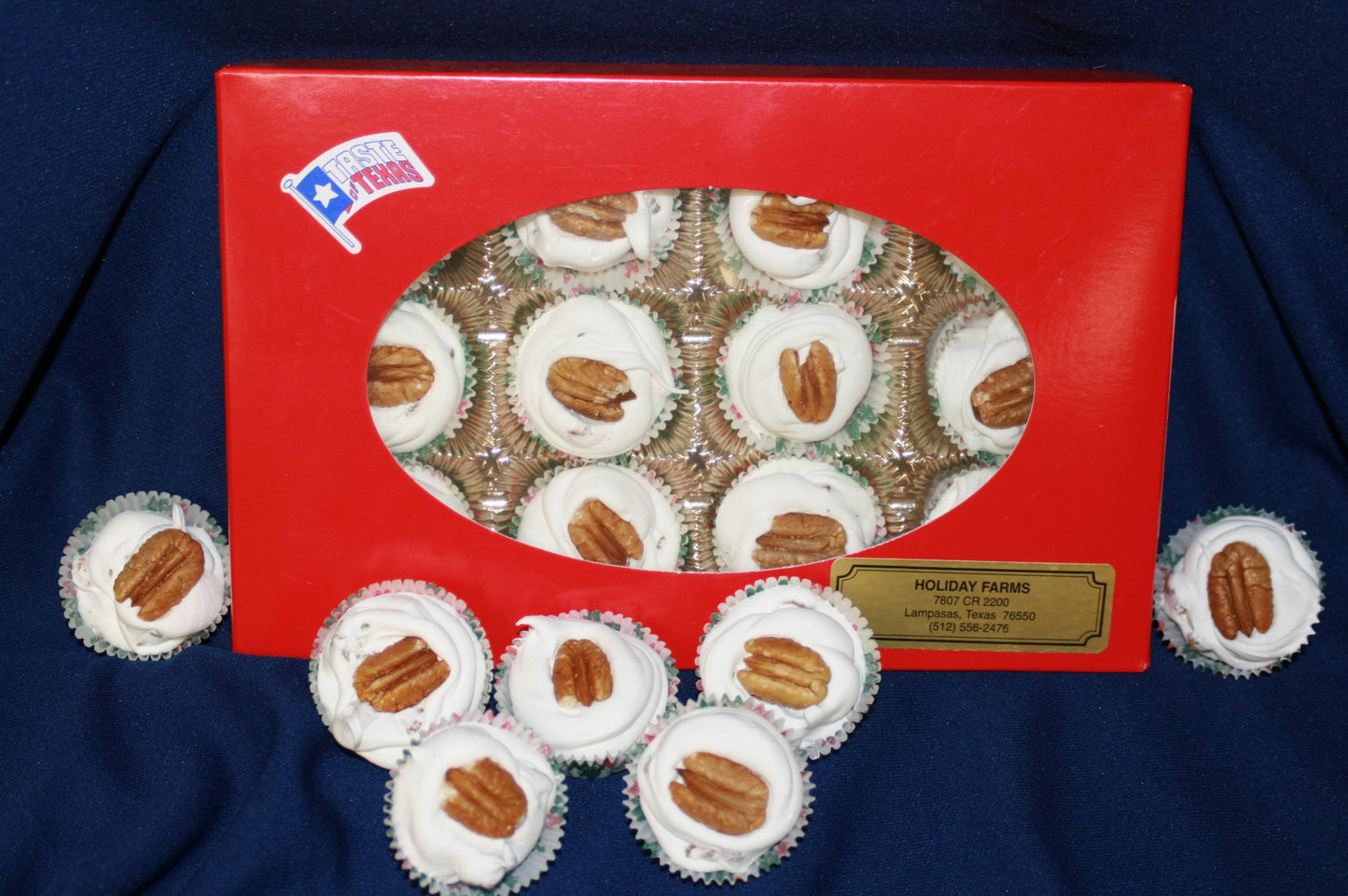 12 Piece Divinity Gift Box (With Pecans) Old Fashioned Divinity, Just Like Home Made