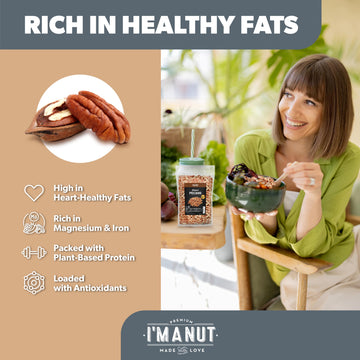 Premium Raw Chopped Pecans 48 Oz (3 Lb) | American-Grown, Non-Gmo | Batch Tested Gluten & Peanut Free | No Ppo Or Preservatives