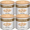 Virginia Diner Gourmet Extra Large Virginia Peanuts Blister Roasted Nuts All Natural Healthy Snack Gift 36oz (4 Pack) Salted