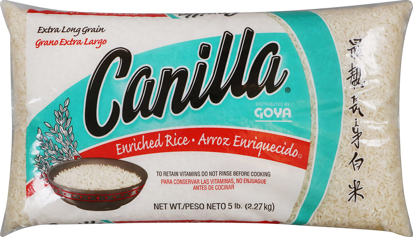 Goya Canilla Extra Long Grain White Rice 5 Pound