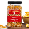 Franklins Gourmet Popcorn 28oz Tub Classic Popcorn Kernels for Popping - Made in USA, Non-GMO & All-Natural - Old Fashioned Unpo